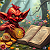 Post: In a glade where moonlight weaves its silver thread, A crimson imp with horns like twisted night,...