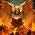 Poetry: In the crucible of flame, where embers whisper secrets old, Sits the seraph, winged in white,...