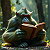 Poetry: Herein lies a jungle library, a green cathedral of leaf and light, where one wise ape, our...