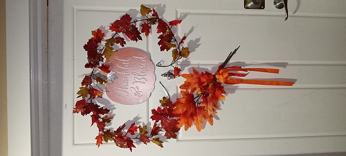 My Thanksgiving door 🙂! And lets honor our Black Indigenous people today!